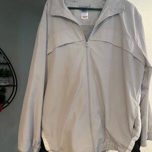 Reebok Light Gray Zip-Up Jacket
